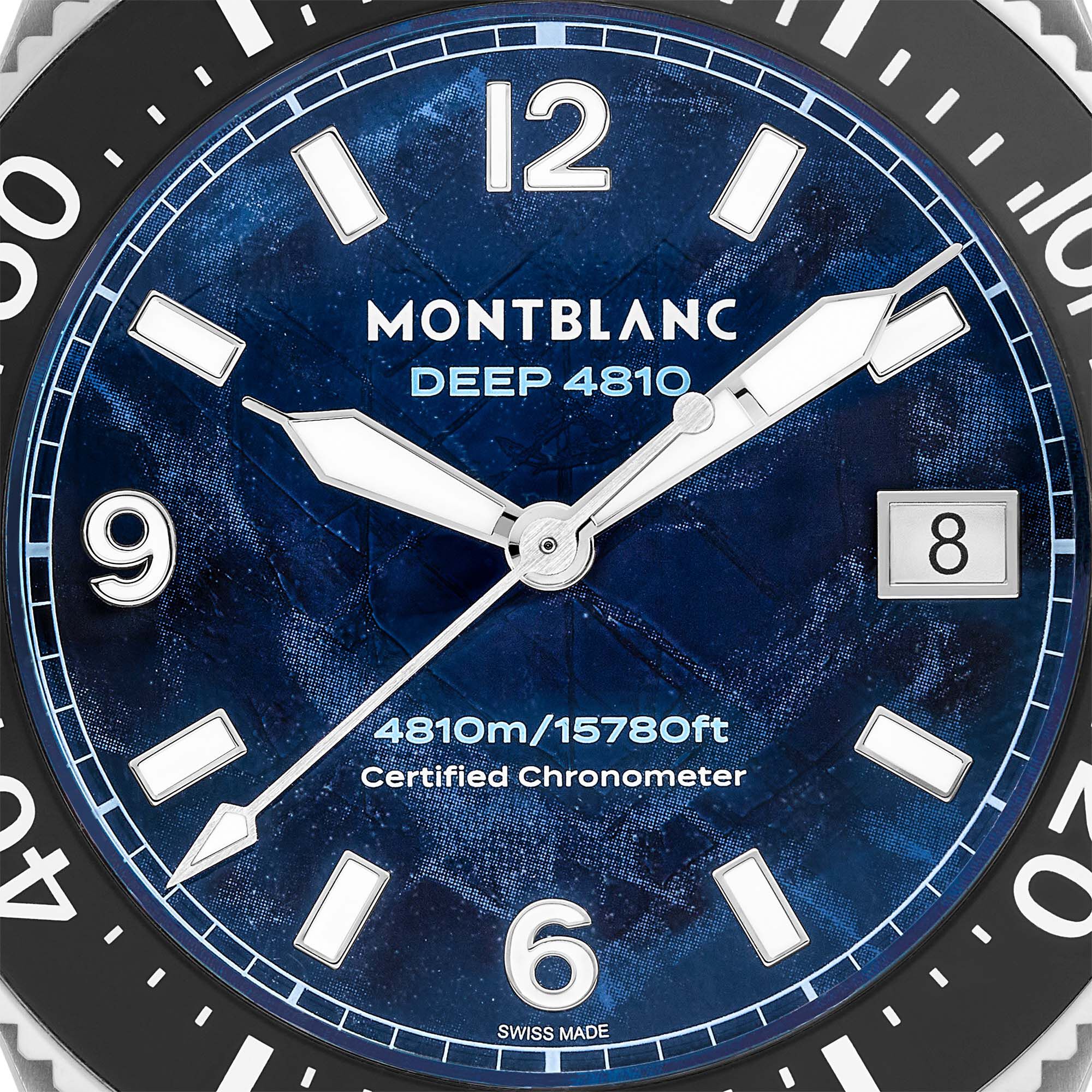 Montblanc 1858 Iced Sea 0 Oxygen Deep Automatic 43 mm Titanium